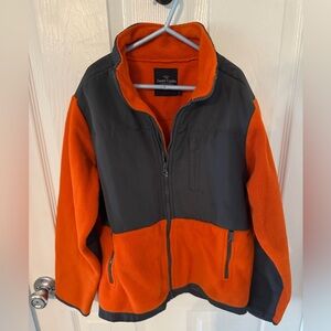 Lands' End Orange and Gray Kids Jacket